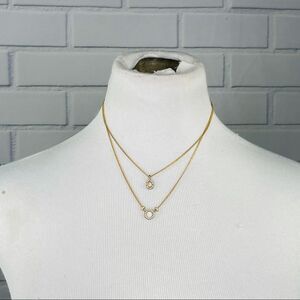 Sugar Punch Gold Double Strand Opal Necklace